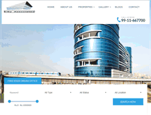 Tablet Screenshot of officespacegurgaon.in